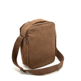 VK5491 Brown - Sports Cross Body Bag With Multiple Zipper