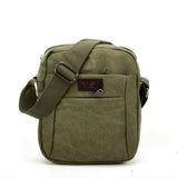 VK5492 Green - Sports Cross Body Bag With Multiple Zipper