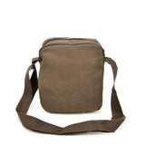 VK5492 Khaki - Sports Cross Body Bag With Multiple Zipper