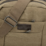 VK5492 Khaki - Sports Cross Body Bag With Multiple Zipper