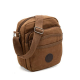 VK5494 Brown - Sports Cross Body Bag With Multiple Pockets