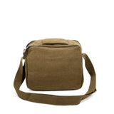VK5495 Khaki - Sports Cross Body Bag With Multiple Zipper