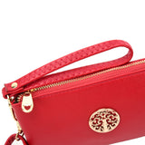 VK5530 Red - Cute Crossbody Bag With Metal detail