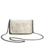 VK5531 GOLD - Bright Leather Bag With Chain Handel