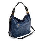 VK5534 BLUE - Snakeskin Handbag For Women (Was £12.00)