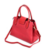 VK5536 RED - Simple Solid Color Handbag