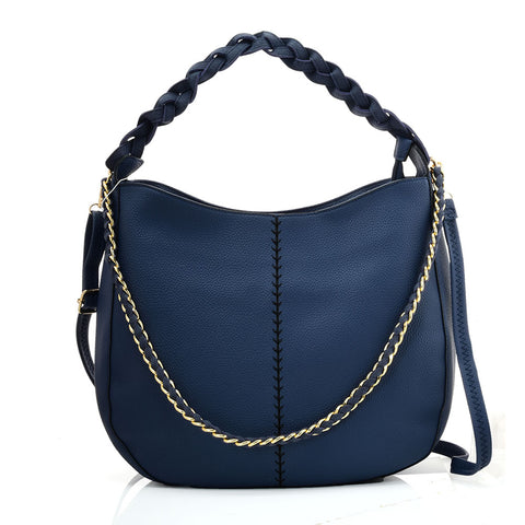 VK5538-BLU-Women's simple handbag