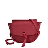 VK5567 PURPLISH RED - Simple Solid Color Leather Handbag For Women (was £6)