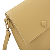 VK5569 APRICOT - Simple Handbag With Flap For Women (was £6.5)