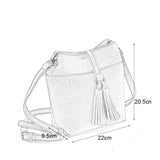 VK5569 COFFEE - Simple Handbag With Flap For Women