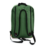 VK5572 GREEN - Two-color Spliced Shoulder Backpack