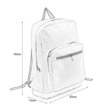 VK5572 GREEN - Two-color Spliced Shoulder Backpack