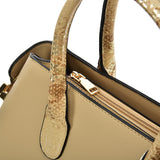 VK5608 APRICOT - Simple Solid Color Tote Bag With Sequins Design