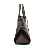 VK5608 KHAKI - Simple Solid Color Tote Bag With Sequins Design