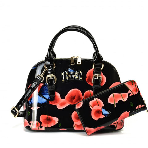 VK5620-BLACK Newest Wholesale Fashion Woman Bags Set