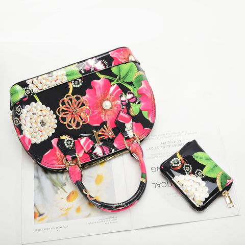 VK5628-BLACK 2020 ladies designer hand bag shoulder tote zipper purse