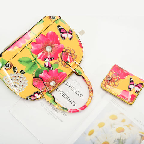 VK5628-YELLOW 2020 ladies designer hand bag shoulder tote zipper purse