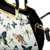 VK8888-1 B - Shell Bag With Butterfly Pattern