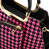 VK8888-1 L - Shell Set Bag With Houndstooth Design (was £11)
