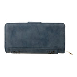 VKP1345-1 Blue  -  Multilayer Purse with Hollow Detail