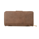 VKP1345-1 Coffee  -  Multilayer Purse with Hollow Detail