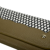 VKP1420 Green  -  Fashion Wave Point Rivet Wallet