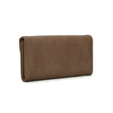 VKP1425 Beige  -Elegant Women Metal Button Wallet