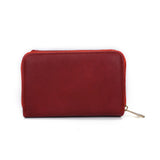 VKP1434 Red - Women Fashion Metal Button Wallet