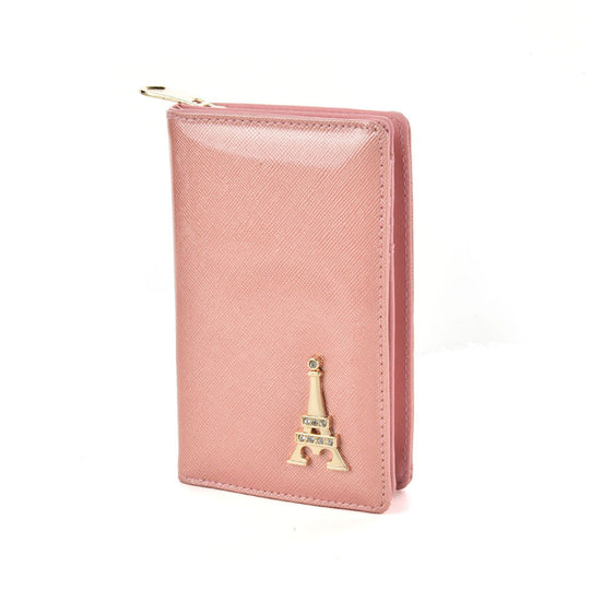VKP1444 Pink - Tower Decoration Women Solid Small Wallet