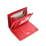 VKP1444 Red - Tower Decoration Women Solid Small Wallet