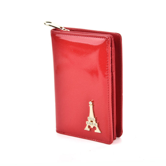 VKP1444 Red - Tower Decoration Women Solid Small Wallet