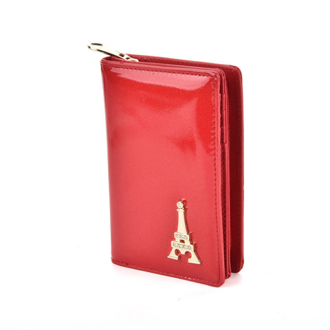 VKP1444 Red - Tower Decoration Women Solid Small Wallet