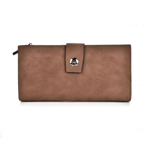 VKP1448 Brown - Fashion Women Multi Card Posi Post Wallet