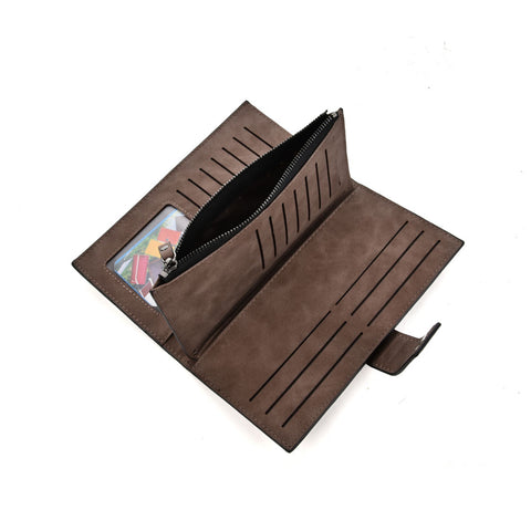 VKP1448 Coffee - Fashion Women Multi Card Posi Post Wallet