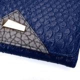 VKP1456 Blue - Hasp Snakeskin Pattern Women Wallet