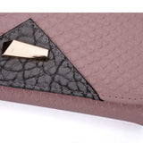 VKP1456 Pink - Hasp Snakeskin Pattern Women Wallet