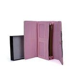 VKP1456 Pink - Hasp Snakeskin Pattern Women Wallet