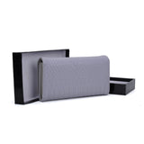 VKP1456 Light purple - Hasp Snakeskin Pattern Women Wallet