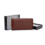 VKP1462 Brown - Solid Women Bead Decoration Wallet