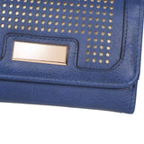 VKP1469 Blue - Fashion Laser Cut Purse