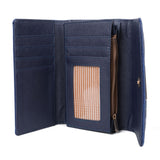 VKP1469 Blue - Fashion Laser Cut Purse