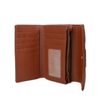 VKP1469 Brown - Fashion Laser Cut Purse