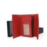 VKP1469 Red - Fashion Laser Cut Purse