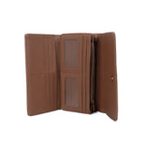 VKP1472 Apricot - Patchwork Purse With Metal Bar