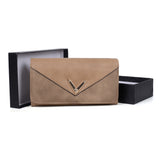 VKP1472 Apricot - Patchwork Purse With Metal Bar