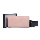 VKP1472 Pink - Patchwork Purse With Metal Bar