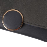 VKP1489 Dark Grey - Solid Color Fashion Lady Wallet