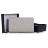 VKP1489 Light Grey - Solid Color Fashion Lady Wallet