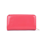 VKP1522 Red - New Women Embossed Flag Long Purse