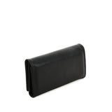 VKP1606 BLACK - Long Wallet With Buckle Design